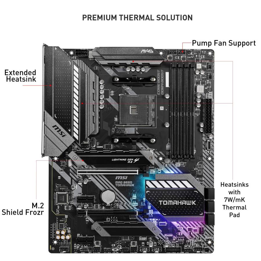 MSI 【平行輸入品】MSI MAG B550 TOMAHAWK グラフィックボード