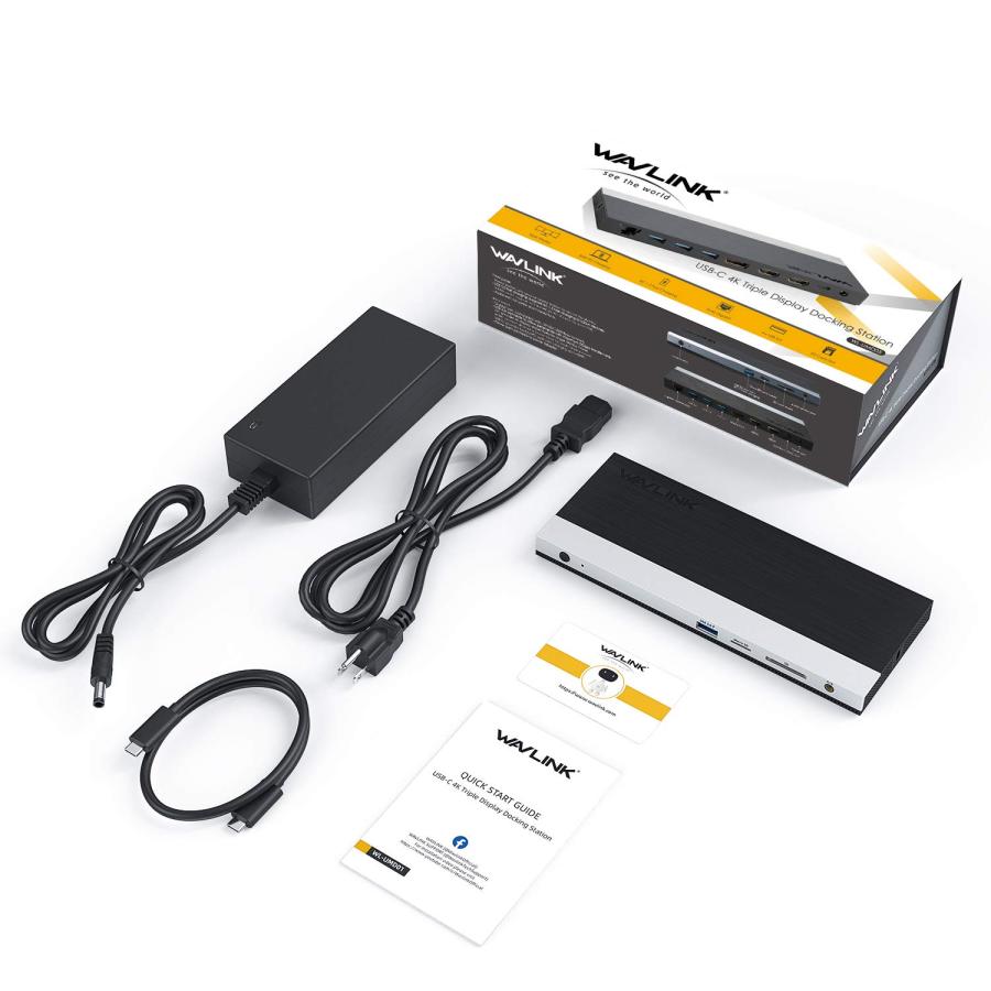 WAVLINK 5K ドッキングステーション Amazon.com: WAVLINK DisplayLink Laptop Docking Station