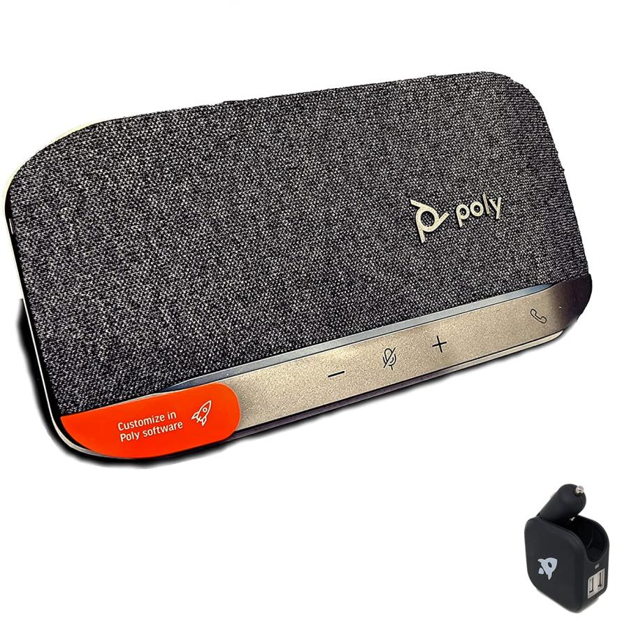 新しいスタイル GTW Bundle with Poly SYNC 20 USB-C Speakerphone w/Bonus Charger - for Streaming Voice/Video, Distance Learning, Remote Work, School,Conferen ハンディレコーダー