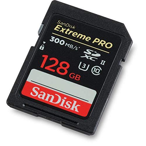 SanDisk Extreme Pro 128GB UHS-II SD Card Works with Nikon Z6 II, Z7 II Mirrorless Camera 300MB/s 4K Class 10 (SDSDXPK-128G-GN4IN) Bundle with (1) Ever｜valueselection｜04