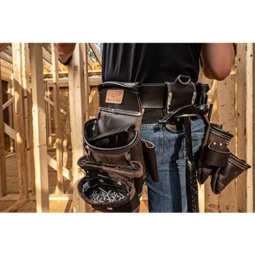 With Suspenders Black Green AWP TrapJaw Oil-Tan Leather Tool Rig