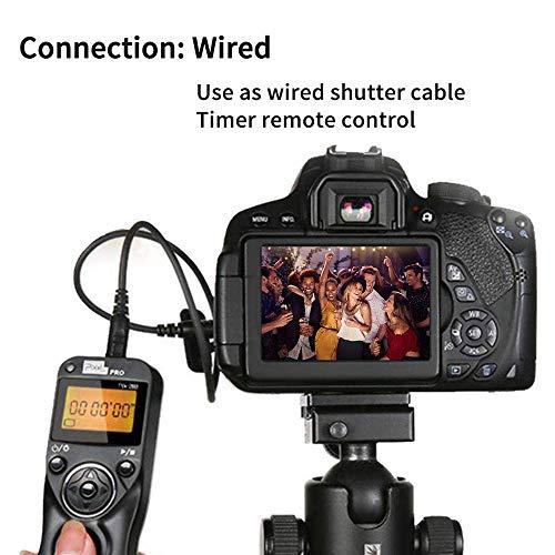 Pixel Timer Shutter Release TW283-N3 Wireless Remote Control for Canon 5D Mark III/ 5D Mark IV/ 5D 6D /7D Mark II/ 7D 50D 40D 30D D60 D30 D2000 R5｜valueselection｜04