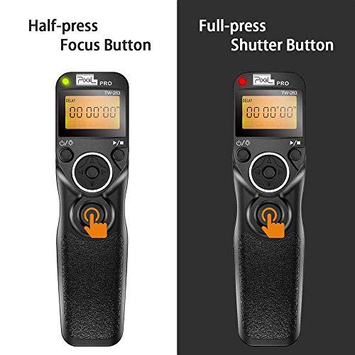 Pixel Timer Shutter Release TW283-N3 Wireless Remote Control for Canon 5D Mark III/ 5D Mark IV/ 5D 6D /7D Mark II/ 7D 50D 40D 30D D60 D30 D2000 R5｜valueselection｜08