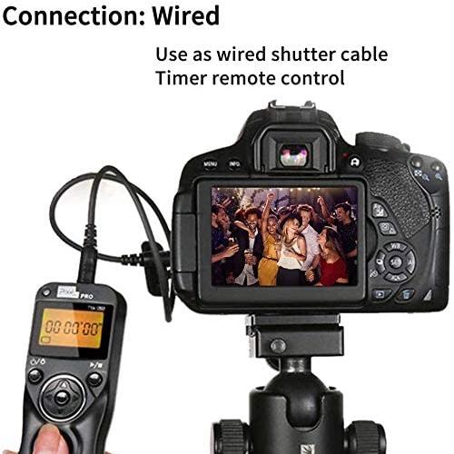PIXEL Wireless Timer Remote Control E3/N3 Compatible for canon 1DX 5D 6D 7D Mark R5 R6 50D 40D 30D 20D 10D D60 D30 D2000 50D EOS RP XT XTi T1i T2i T3｜valueselection｜05
