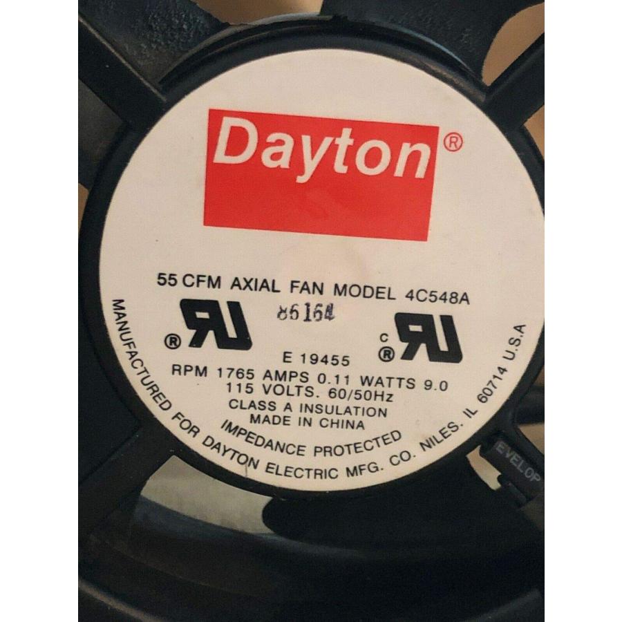 ★★送料無料★★4C548A Dayton 115V 120mm Fan - 0.24A 12CM 12038 2-pin Cooling Fan