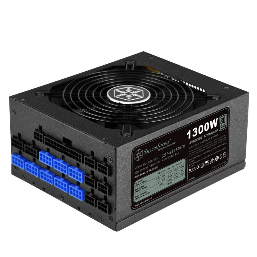 【新版】 SilverStone Technology ST1300-TI， 80 Plus Titanium 1300W Fully Modular ATX/PS2 Power Supply， SST-ST1300-TI-X 【XU1053284121】(38318円)