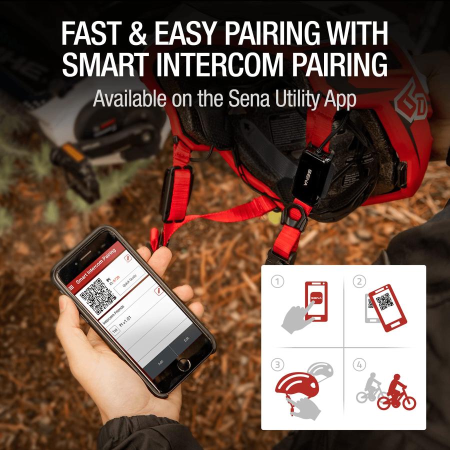Sena pi, Universal Bluetooth Intercom Headset, Fits Most Cycling and Multi-Sport Helmets｜valueselection｜05