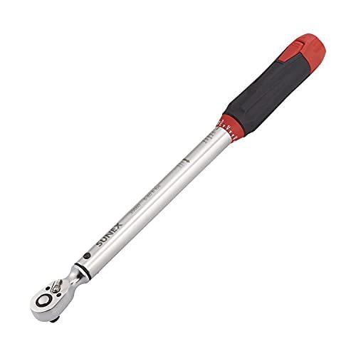 SUNEX TOOLS 30580 3/8-Inch Drive Indexing Torque Wrench， 5-80 ft/lb， 48-Tooth， with 16-Position Torque Selecting Mechanism