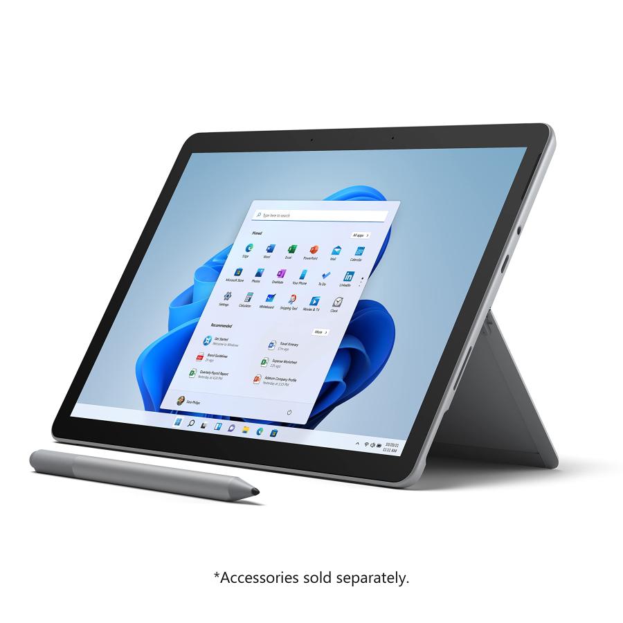 Microsoft Surface Go 3 - 10.5" Touchscreen - Intel(R) Core(TM) i3 - 8GB Memory - 128GB SSD - Device Only - Platinum (Latest Model)｜valueselection｜02