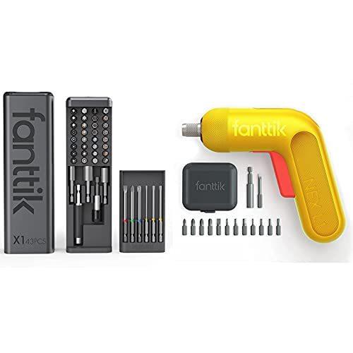 Cordless Screwdriver Kit 14pcs Digital Screen