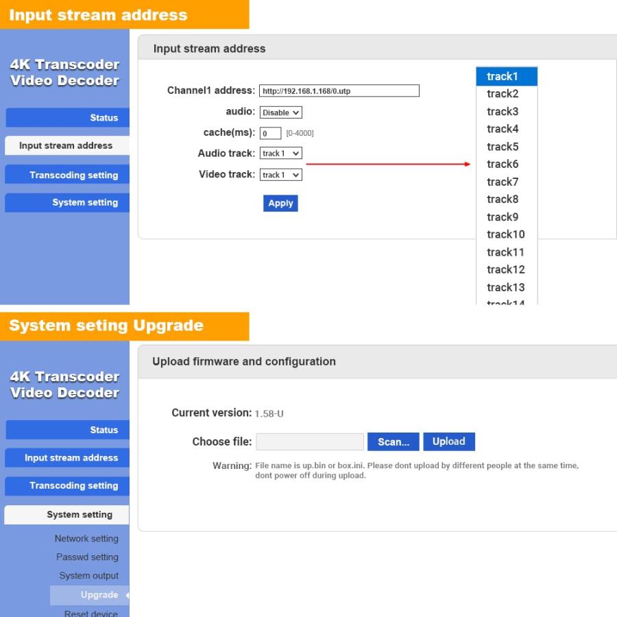 URayCoder 4K IP Camera Video Streaming Transcoder Decoder for Transcoding Decoding RTSP M3U8 RTMP UDP HLS to HDMI YouTube Facebook etc URayCoder 4K IP Camera Video Streaming Transcoder Decoder for Transcoding Decoding RTSP M3U8 RTMP UDP HLS to HDMI YouTube Facebook etc