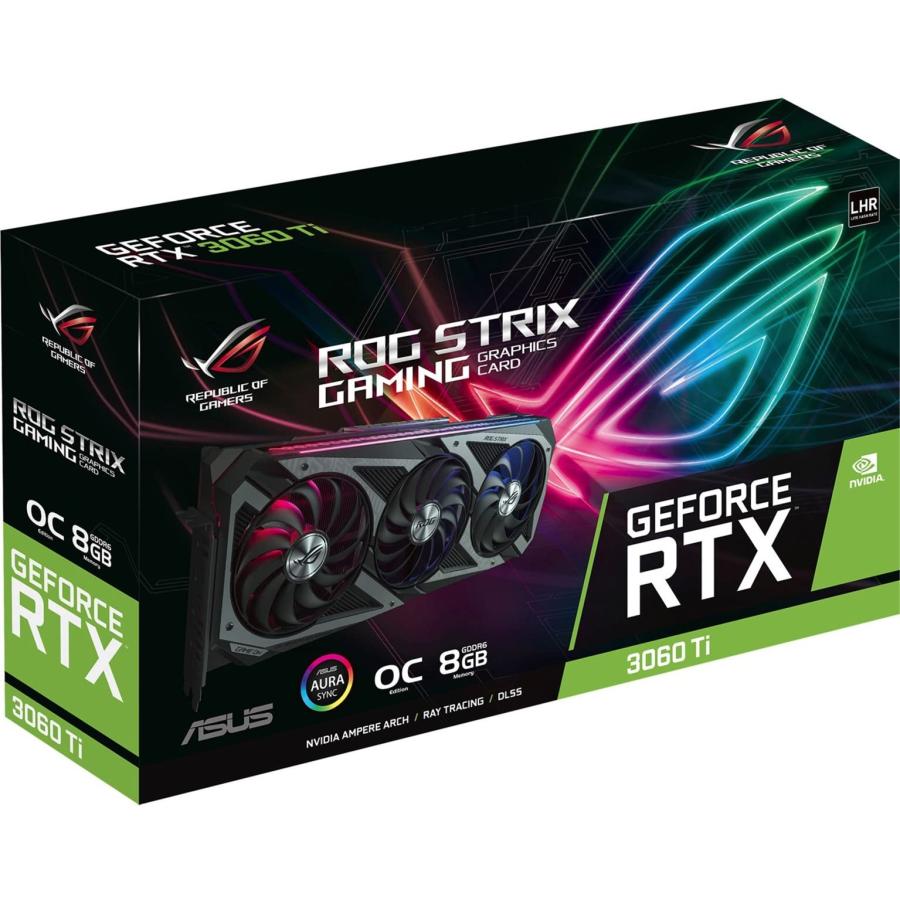 ASUS Asus グラフィックスカード ROG-STRIX-RTX3060TI-O8G-V