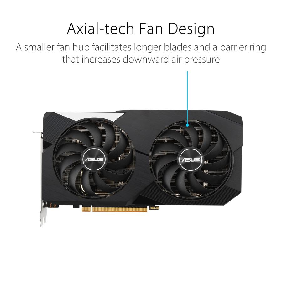 Asus グラフィックスカード DUAL-RX6600XT-O8G グラフィックボード、ビデオカード｜valueselection｜03