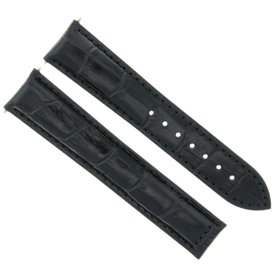 腕時計パーツ 互換品 22mm Leather Watch Band Strap Compatible with Oris Black｜valueselection｜03