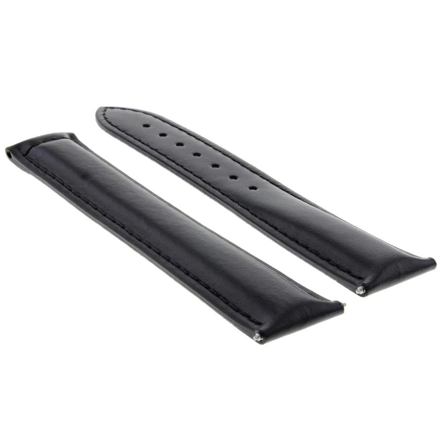 腕時計パーツ 互換品 22mm Leather Strap Band Compatible with Oris Black｜valueselection｜05