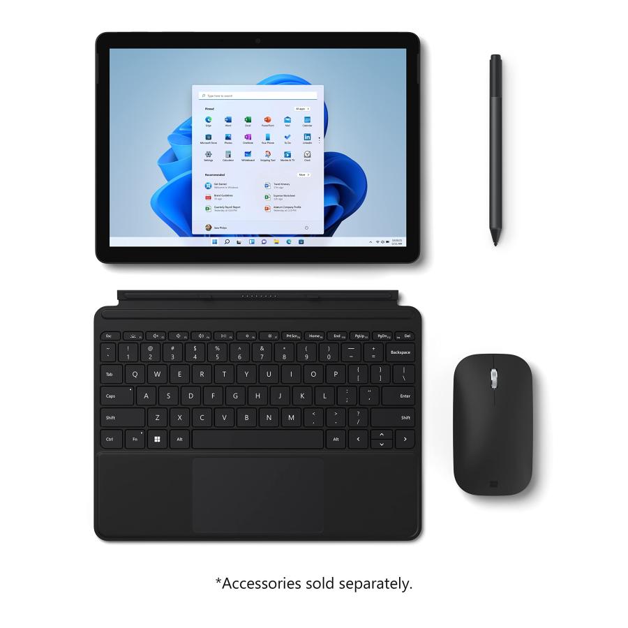 Microsoft Surface Go 3 - 10.5" Touchscreen - Intel(R) Pentium(R) Gold - 8GB Memory - 128GB SSD - Device Only - Black (Latest Model)｜valueselection｜04