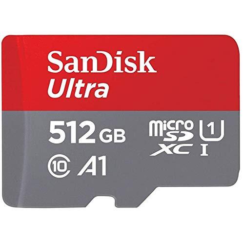 SanDisk Ultra MicroSD 512GB UHS-I Memory Card Works with Motorola Phone Moto G Pure, Moto E30, Moto G51 (SDSQUA4-512G-GN6MN) A1 Bundle with (1) Everyt｜valueselection｜02