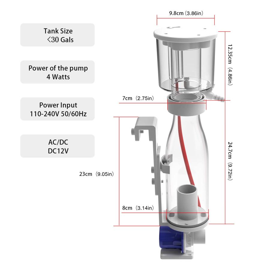 skimz SM163 プロテインスキマー