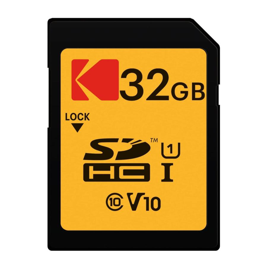 一部予約販売 KODAK 32GB クラス10 UHS-I U1 SDHCメモリーカード (10個パック) フォーカス・オールインワン・ハイスピードUSB 2.0カードリーダーバンドル (11アイテム)
