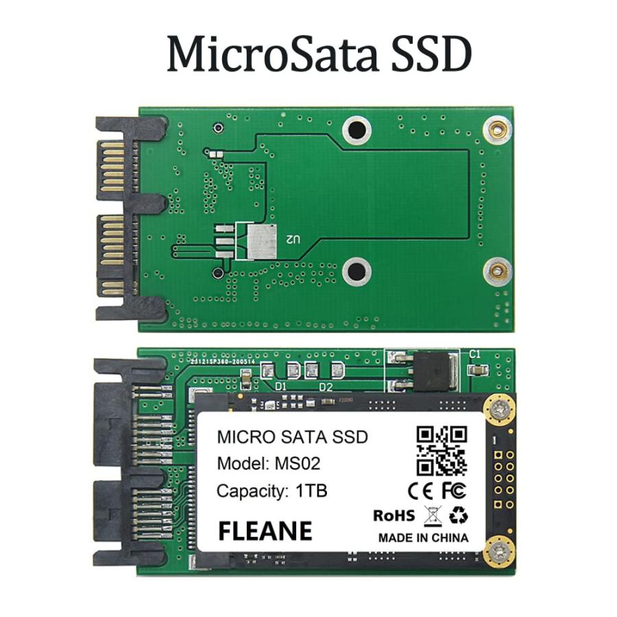 FLEANE 1TB MS02 MircoSATA SSD Compatible with HP 2740P 2730P 2540P IBM X300 X301 T400S T410S Replace MK8017GSG MK1235GSL MK3233GSG 1.8" HDD Hard Disk｜valueselection｜02