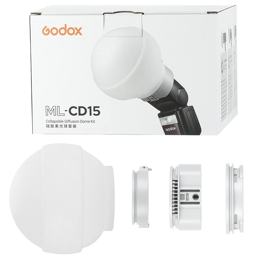 GODOX Godox ML-CD15 拡散ドームキット アダプター3個付き