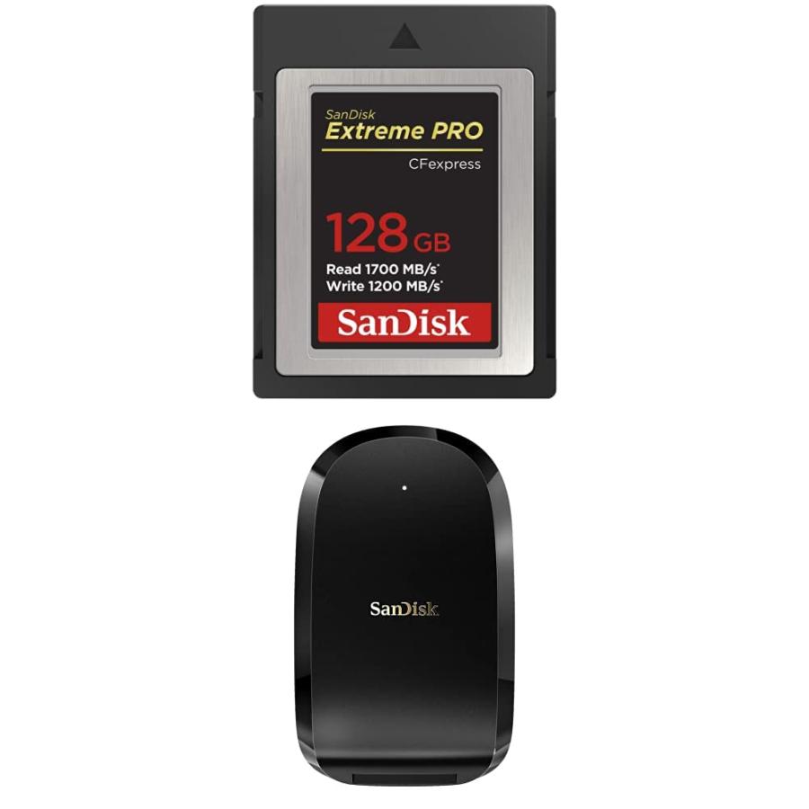 SanDisk 128GB Extreme PRO CFexpress Card Type B with SanDisk 