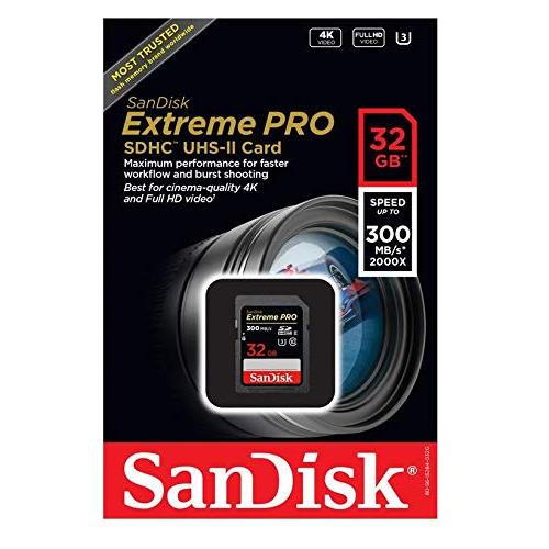 SanDisk Extreme Pro 32GB SDHC UHS-II Card Works with Canon Mirrorless Camera EOS R5 C (SDSDXDK-032G-GN4IN) U3 V90 4K 8K Class 10 Bundle with 1 Everyth｜valueselection｜02
