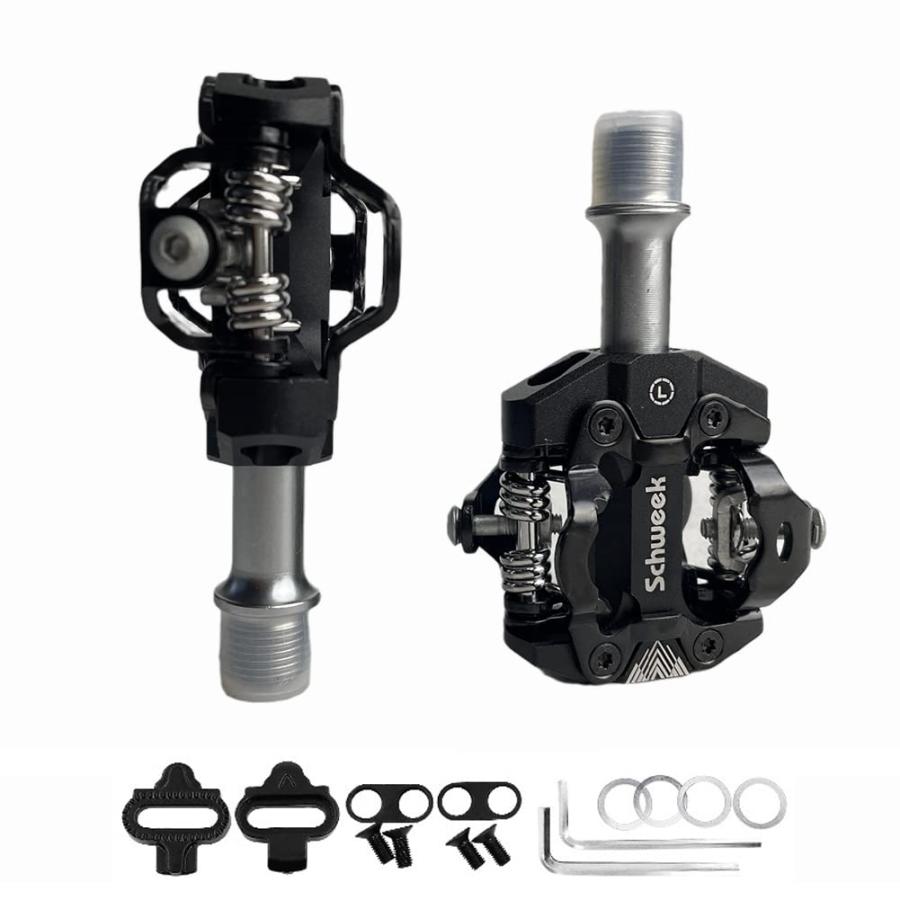 MTB Mountain Bike Pedals Aluminum Sealed Clipless Pedals Compatible with  Shimano SPD 9/16" SPD Pedal with Cleat Easy Clip in, Black : b09vpx5phf :  バリューセレクション - 通販 - Yahoo!ショッピング