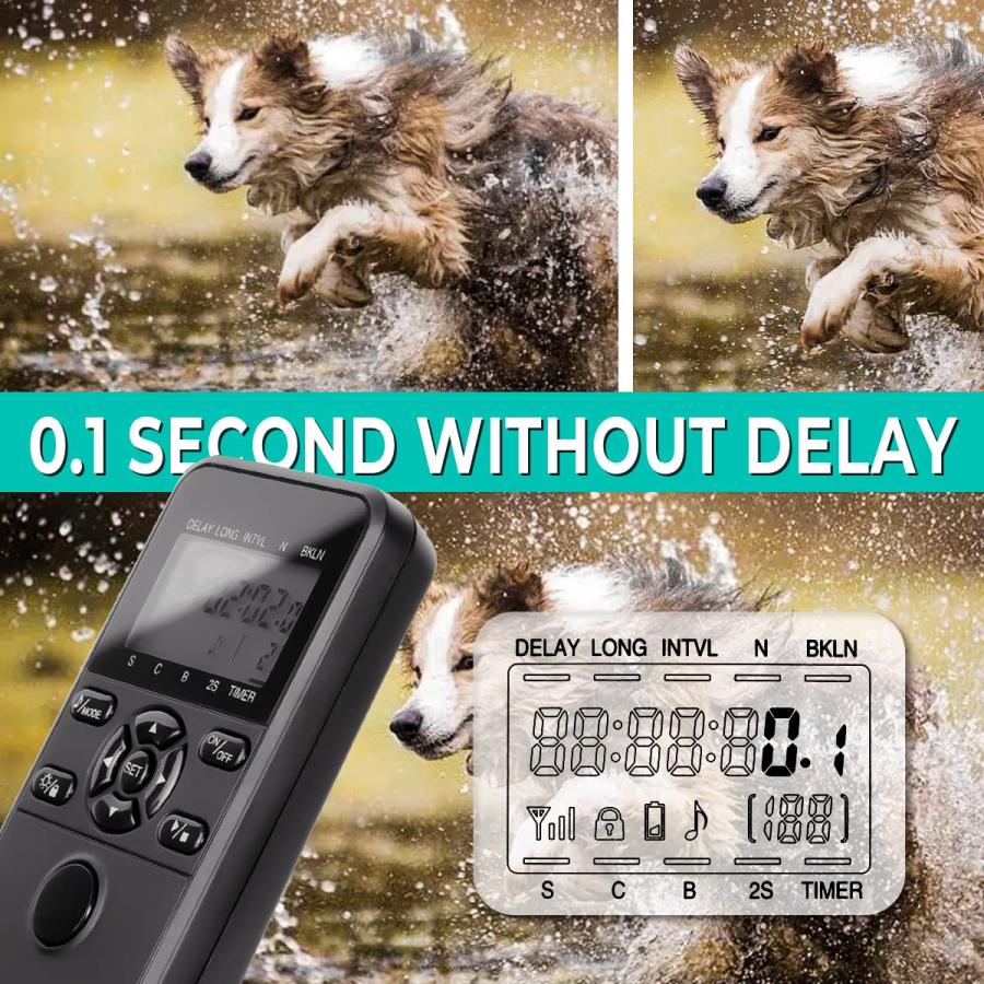 Wireless Remote Shutter Release for Nikon, Shutter Release Timer for