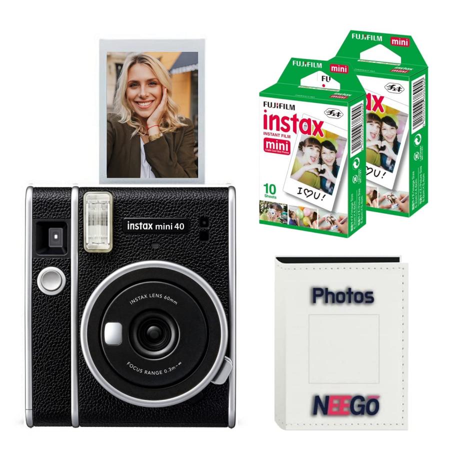 納得できる割引 Fujifilm インスタントカメラ ブラック 40 mini インスタントカメラ本体 納得できる割引 Fujifilm インスタントカメラ ブラック 40 mini インスタントカメラ本体