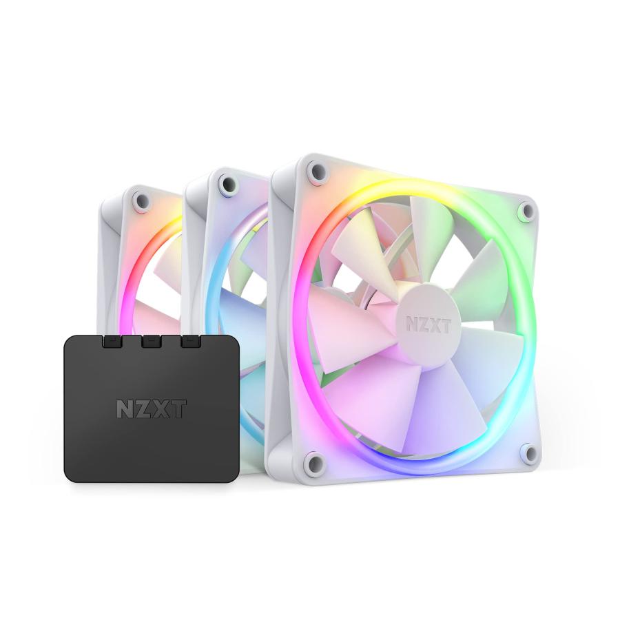 NZXT F120RGB 120mm x3 ＆ RGBコントローラ付属 ホワイト PCケース