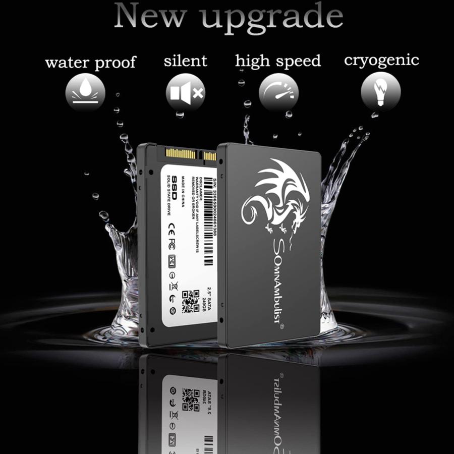 Somnambulist SSD 480GB 2.5インチ 7mm (0.28インチ) SATA III 6Gb/s 内蔵ソリッドステートハードドライブ 3D NAND 最大520 :B0B25GDTZ5:バリューセレクション 通販 2.5インチ 内蔵SSD 3D NANDソリッドステートドライブ SATA III 6Gb s 2.5インチ 7mm (0.28インチ) 最大読み取り550MB 秒(1TB)