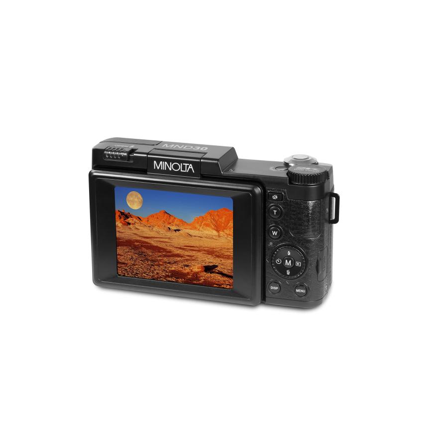 Minolta MND30 30MP / 2.7K Ultra HD デジタルカメラ (ブラック)｜valueselection｜05