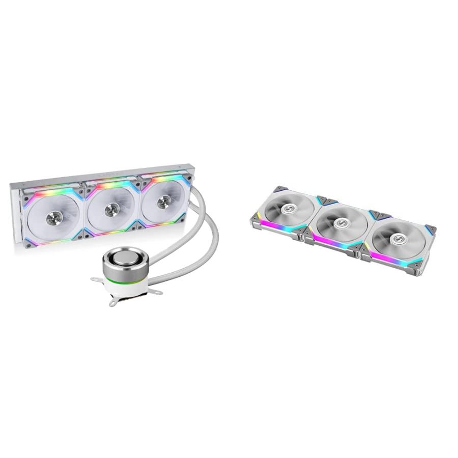 Lian Li Galahad AIO 360 RGB UNI Fan SL120 Edition White - Dual