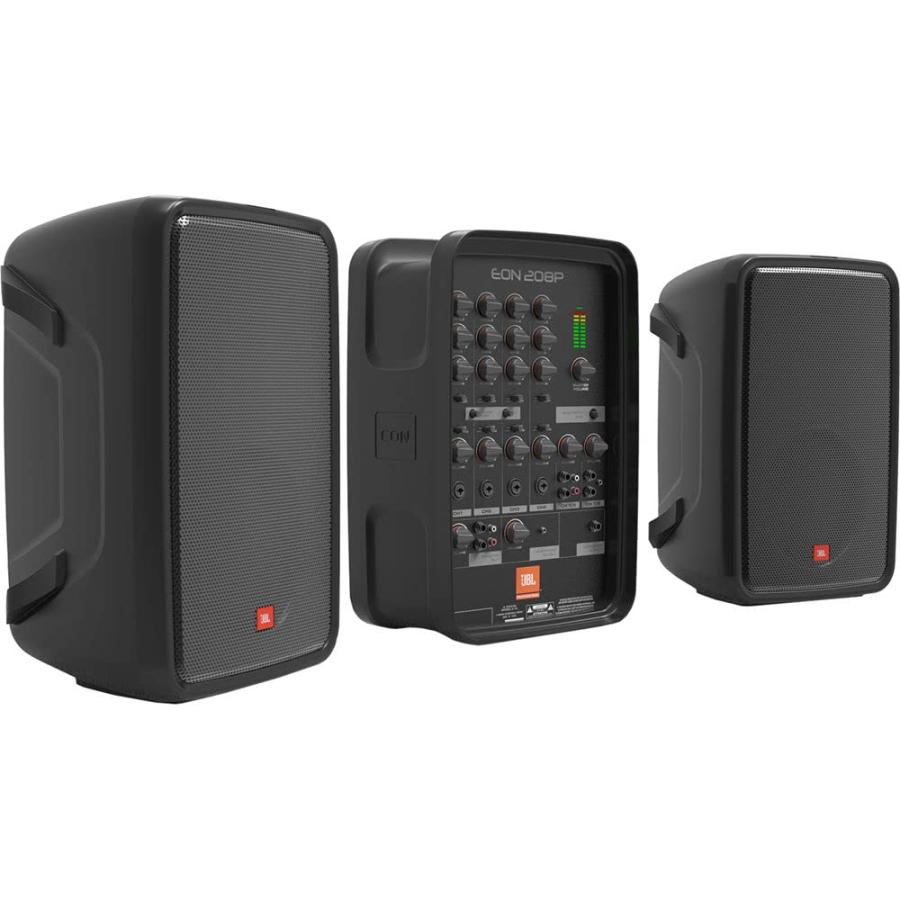 店舗安い JBL Professional EON208P Portable All-in-One 2-Way PA System Bundle with 2X JBL Pro Tripod Speaker Stand (JBLTRIPOD-MA) and 51 Speaker Stand Bag