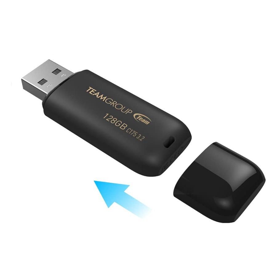 USBフラッシュドライブ TC1753128GB25 【あり】 ブラック