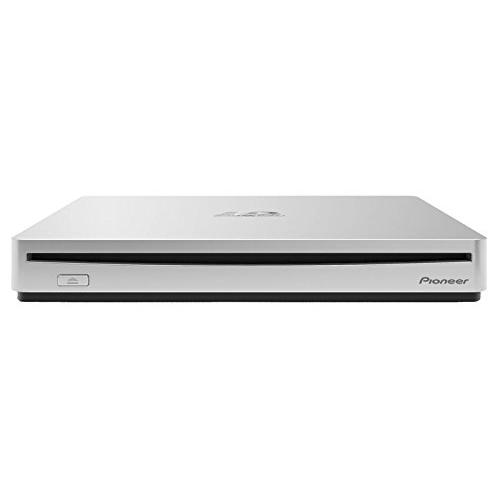 PIONEER 外付けブルーレイドライブ BDRXS07S シルバーカラー Mac.6Xスロット搭載 ポータブルUSB3.2 Gen1(3.