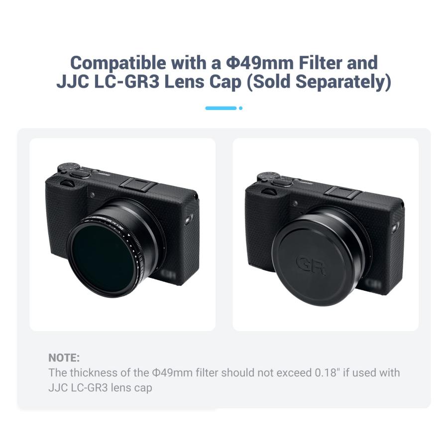 JJC AR-GR3 レンズフィルターアダプター Ricoh GR IIIx GRIIIx JJC AR-GR3 レンズフィルターアダプター Ricoh GR IIIx GRIIIx