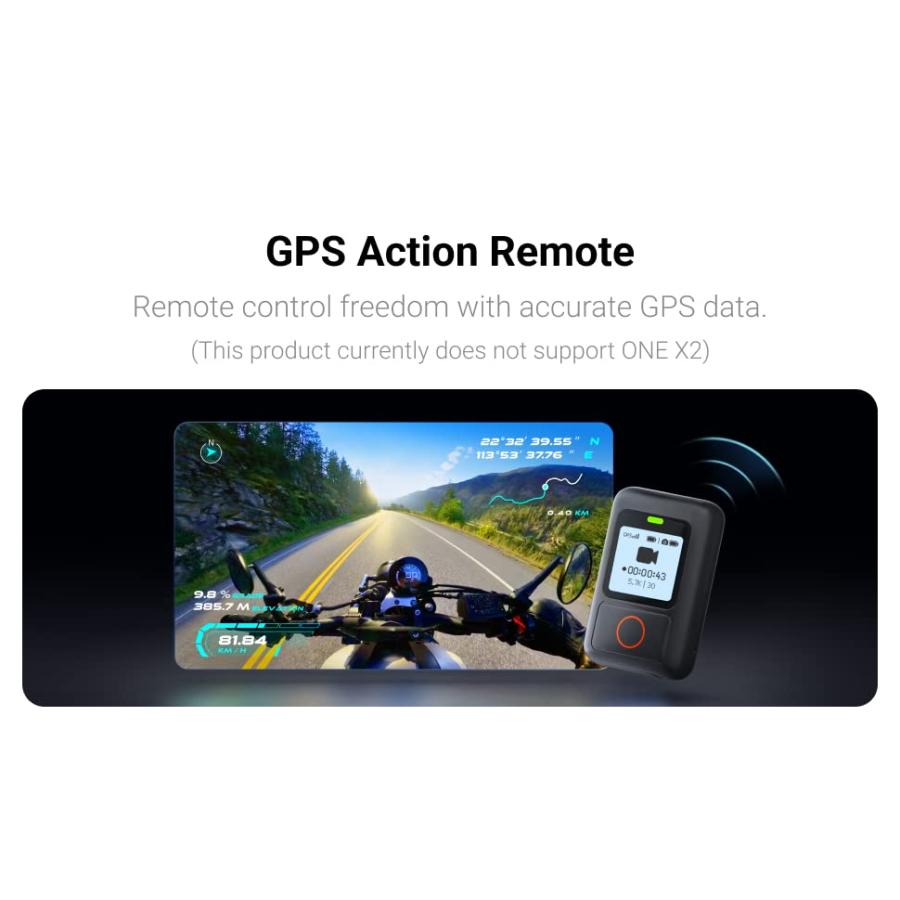 insta360 GPS Action Remote/compatiable with insta360 X3/ ONE X2/ONE RS/ONE R (CINSAAV/A-ALT1)｜valueselection｜03