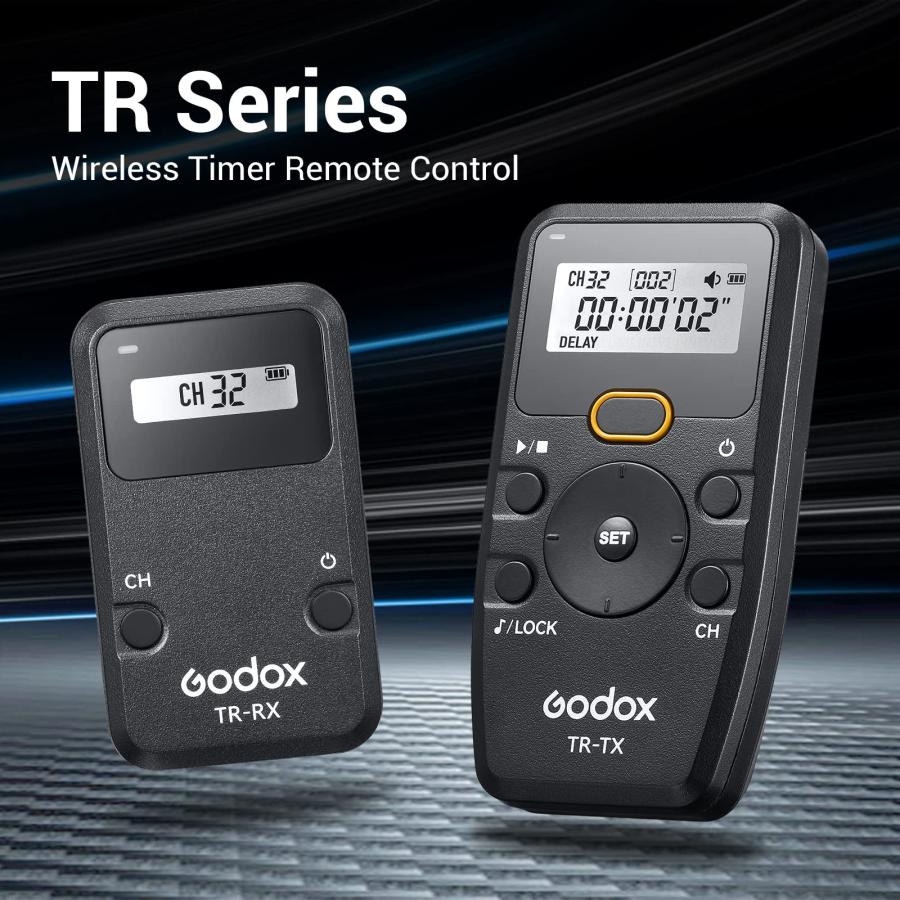 Godox TR-N1 Wireless Remote Shutter for Nikon, Wireless Shutter Release Intervalometer, Compatible for Nikon D850 D800E D800 D700 D500 D300s D300 D200｜valueselection｜02