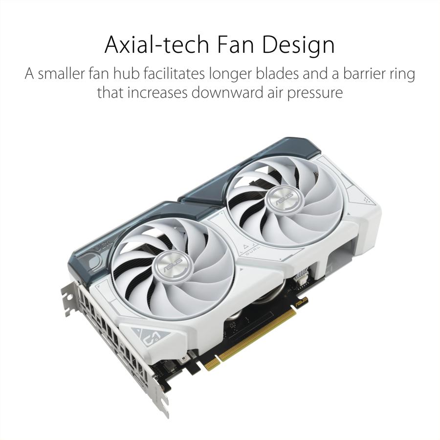 ASUS グラフィックスカード DUAL-RTX4060TI-O8G-WHITE｜valueselection｜02