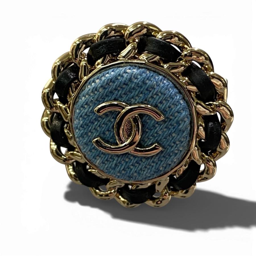 c4 CHANEL シャネル B25 P 2025年 ココマーク デニム素材 ピアス