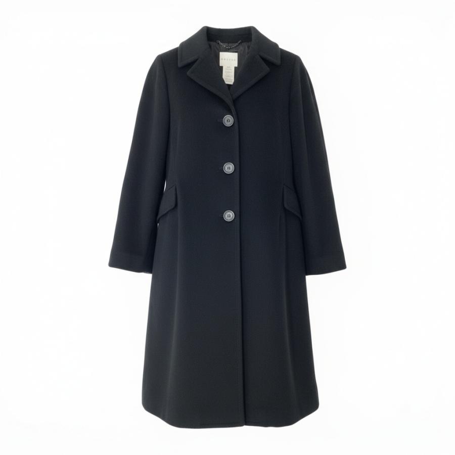 11b6【美品】 Vintage CELINE セリーヌ ロングチェスターコート ウール