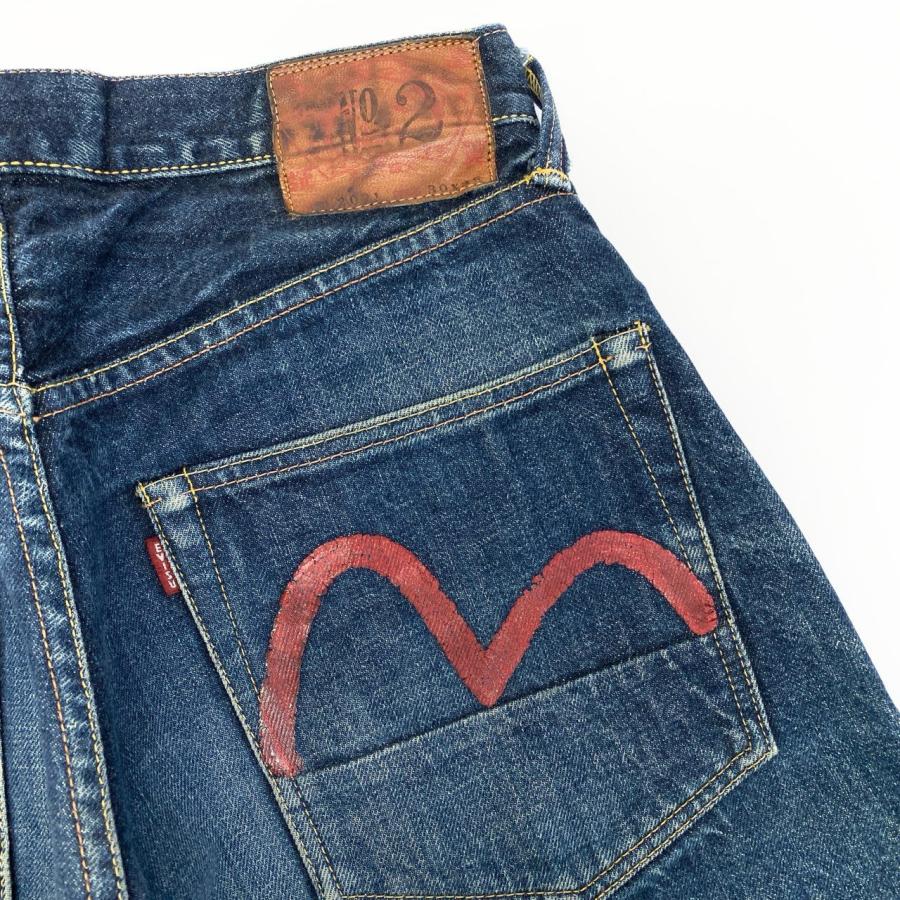 60c6 EVISU エヴィス No2 カモメ デニムパンツ サイズ30 インディゴ