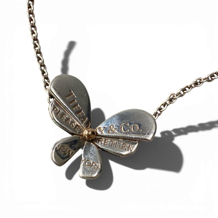 b2 TIFFANY＆Co ティファニー 925 × K18 Love Bugs バタフライ 