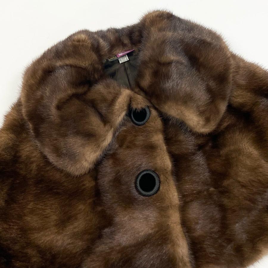 31a21 KOPENHAGEN FUR コペンハーゲン ファー デミバフミンク ポンチョ 