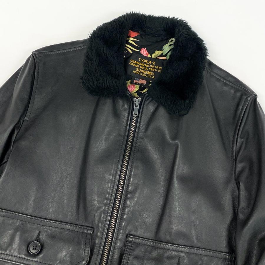 8h4 SUPREME x SCHOTT シュプリーム ショット 12SS Leather A-2 Flight