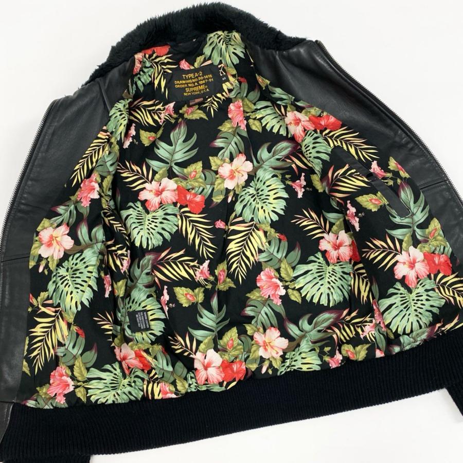 8h4 SUPREME x SCHOTT シュプリーム ショット 12SS Leather A-2 Flight