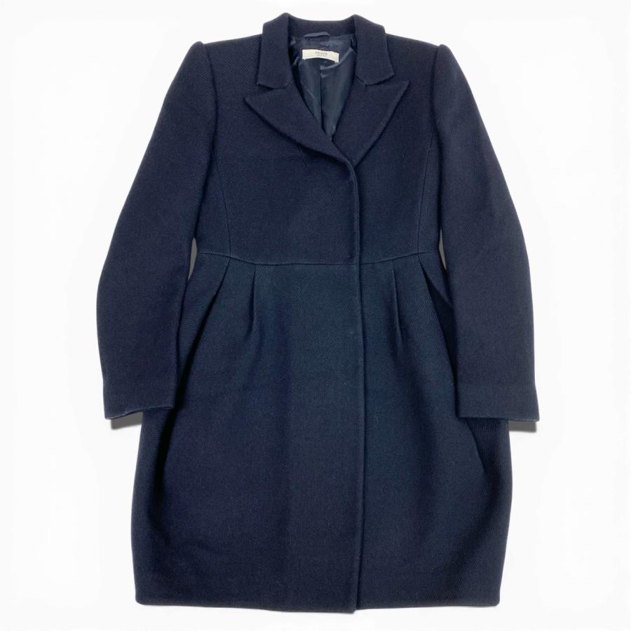 【美品】PRADA プラダ　ウールコート PRADA（プラダ） ウールコート P685QK 13L1 レディース シングル