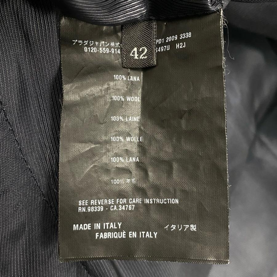 1L27 Vintage Prada ヴィンテージ プラダ Double Breasted Wool Coat